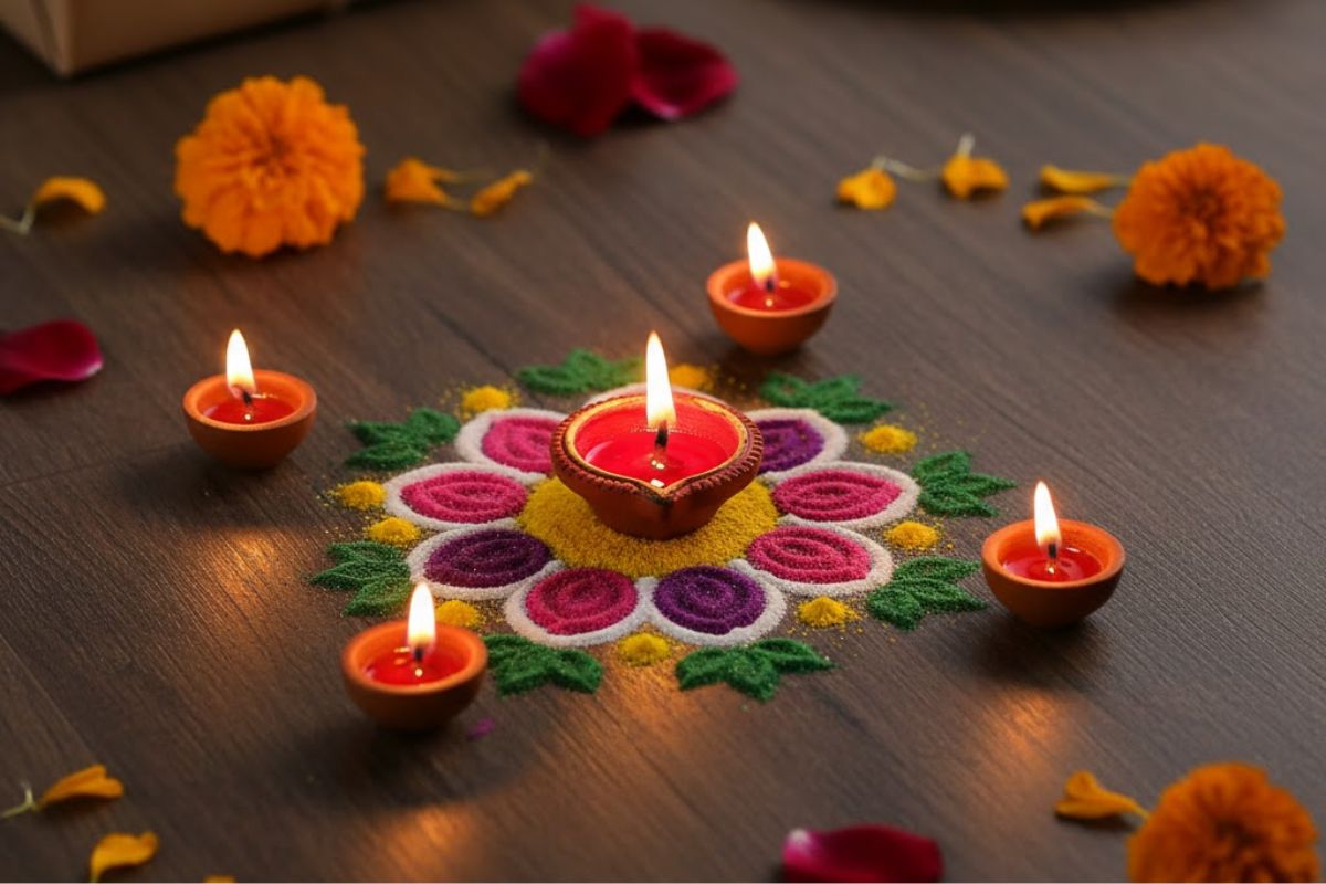 सिंपल रंगोली डिजाइन फॉर दिवाली: दिवाली पर बनाएं ये सिंपल रंगोली डिजाइन, रंगों से खिल उठेगा घर का हर कोना 5 आसान रंगोली डिज़ाइन