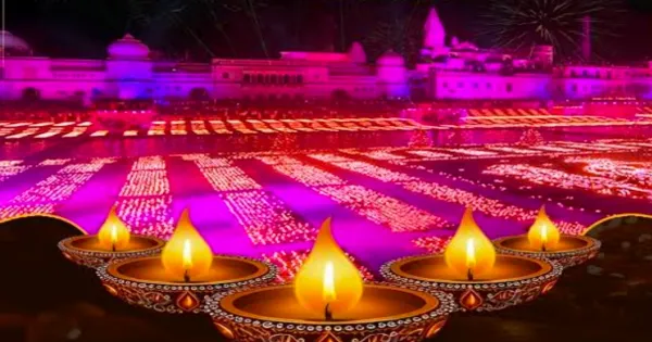 दिवाली के मौके पर पूरा देश रोशनी से जगमगा उठा

