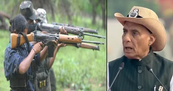 नक्सलवाद की समस्या जल्द ही इतिहास बन जाएगी: राजनाथ सिंह

