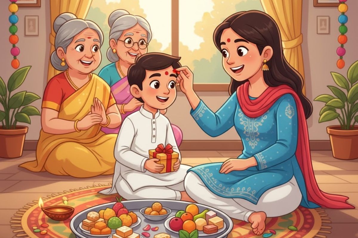 हैप्पी भाई दूज 2025 शुभकामनाएं, चित्र, स्थिति: भाई-बहन का रिश्ता सबसे प्यारा है, आज भाई दूज 3 पर भेजें ये प्यार भरी शुभकामनाएं हैप्पी भाई दूज 2025 1