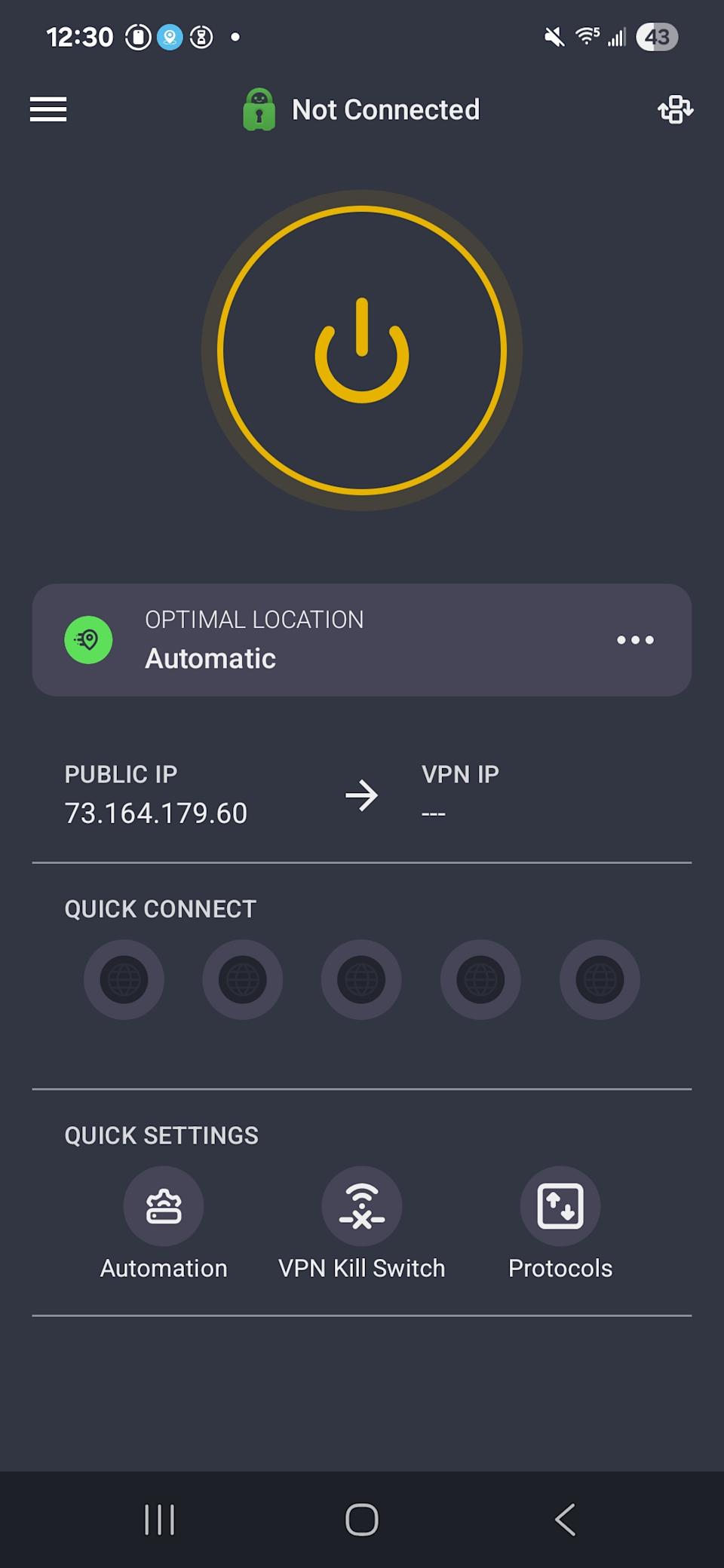 PIA Android app