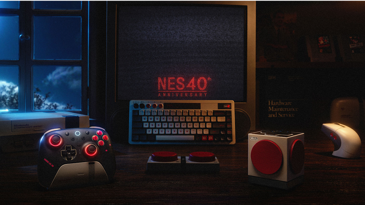 8BitDo ने कंसोल की 40वीं वर्षगांठ के लिए एक NES-प्रेरित संग्रह पेश किया है

