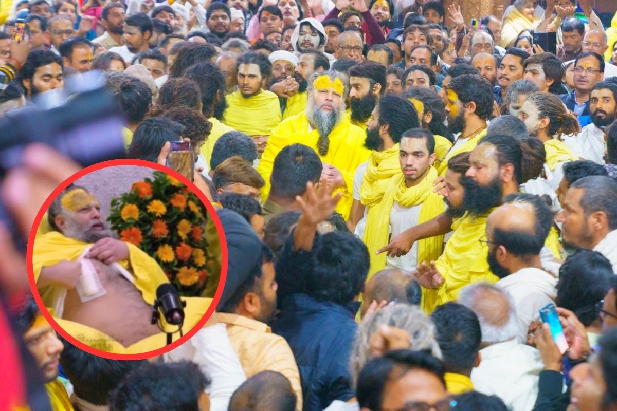 Viral Video: पिता ने कहा प्रेमानंद महाराज नहीं रहे, भक्त की ये बात सुनकर जोर से हंसे संत

