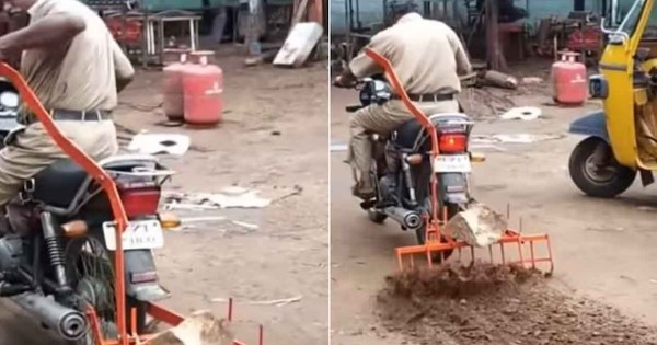 Viral Video: बाइक को मिनी ट्रैक्टर में बदलने की ये ट्रिक है खास!

