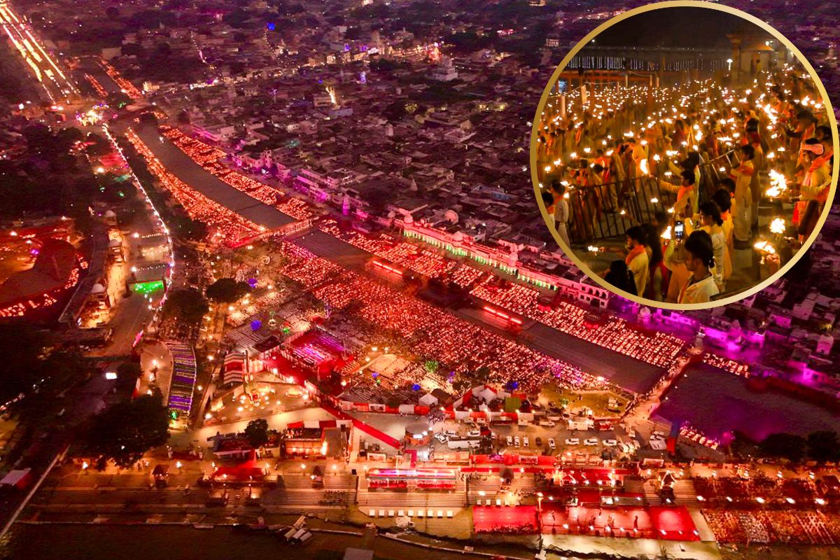 अयोध्या में दीपोत्सव: अयोध्या में बना विश्व रिकॉर्ड, 26 लाख से ज्यादा दीयों से जगमगाई रामनगरी, देखें वीडियो

