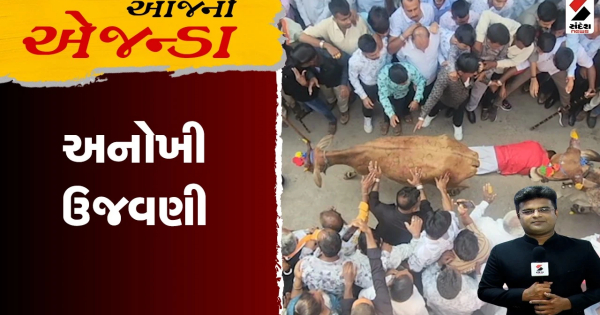 आज का एजेंडा दाहोद में अनोखा जश्न

