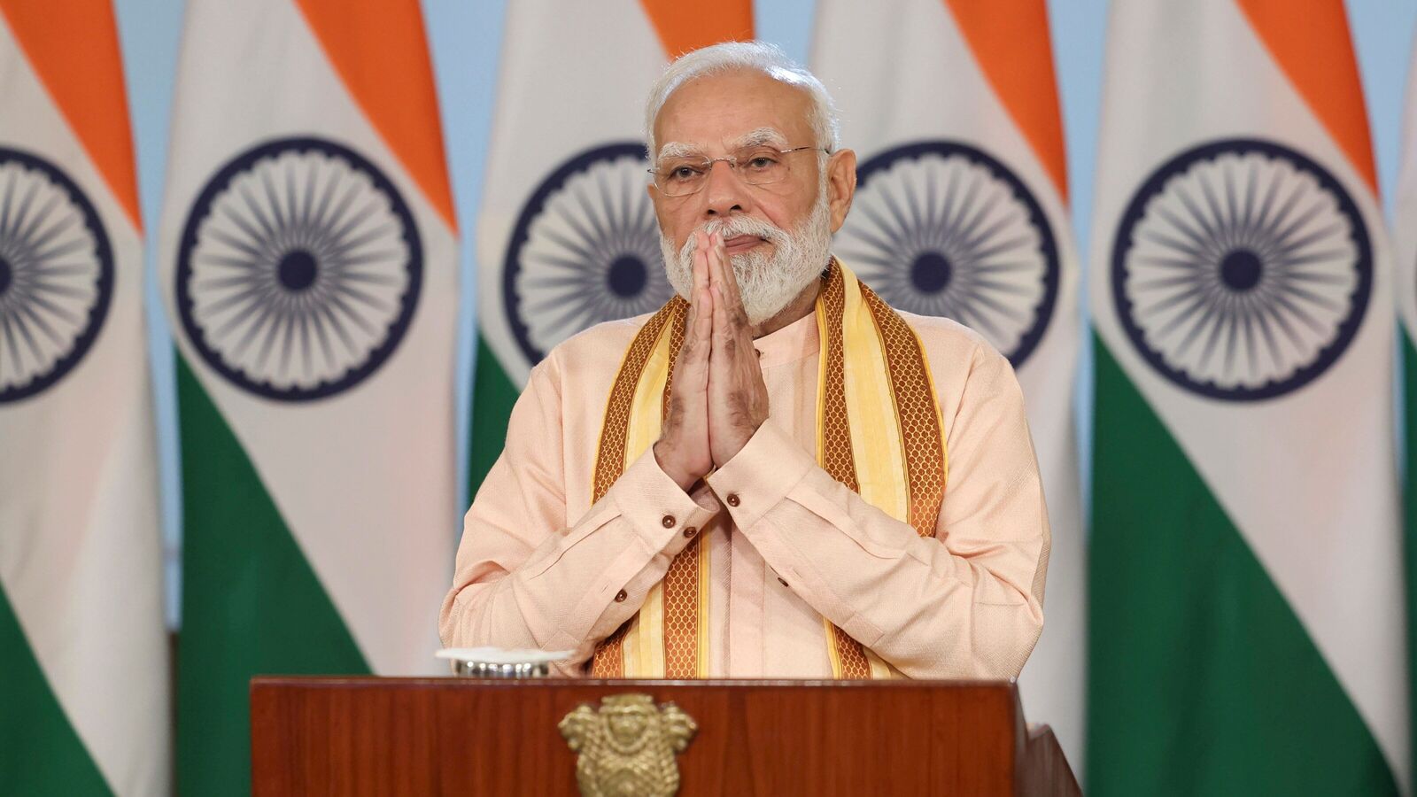'NDA will break previous records': PM Modi sounds poll bugle in Bihar (PMO via PTI Photo) 