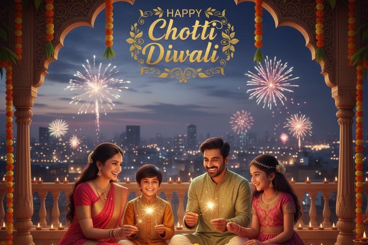 हैप्पी छोटी दिवाली 2025 शुभकामनाएं, चित्र, स्थिति: रिश्तों की रोशनी को दीयों की जगमगाहट की तरह चमकने दें, ये खास संदेश भेजें और अपने प्रियजनों को हैप्पी छोटी दिवाली कहें।

