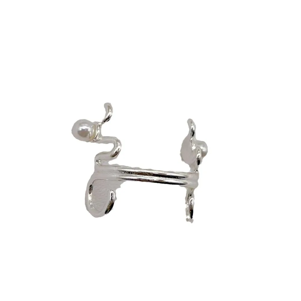 Punk Non Piercing Nose Clip Retro Unique Fashion Imitation Pearl Nose Ring Nose Nail Fashion Non-pierced Body Jewelry - Image 6